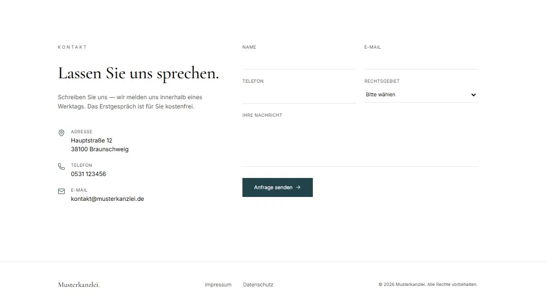 Musterkanzlei – Screenshot 4