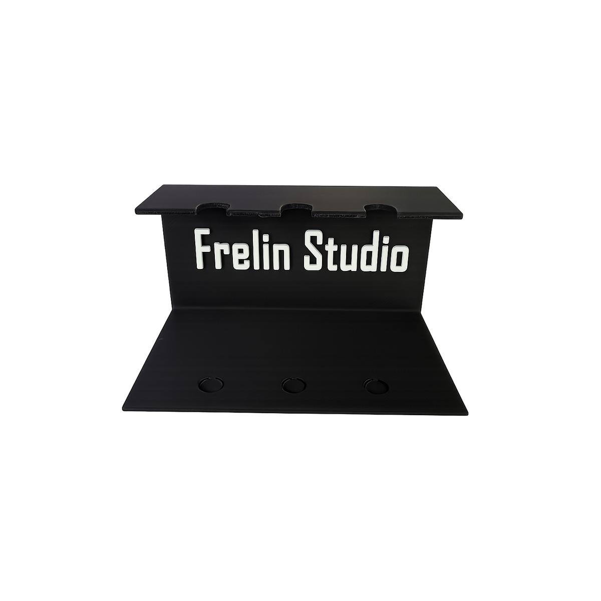 Personalisierte Dart-Ablage ohne Darts mit Frelin-Studio-Schriftzug